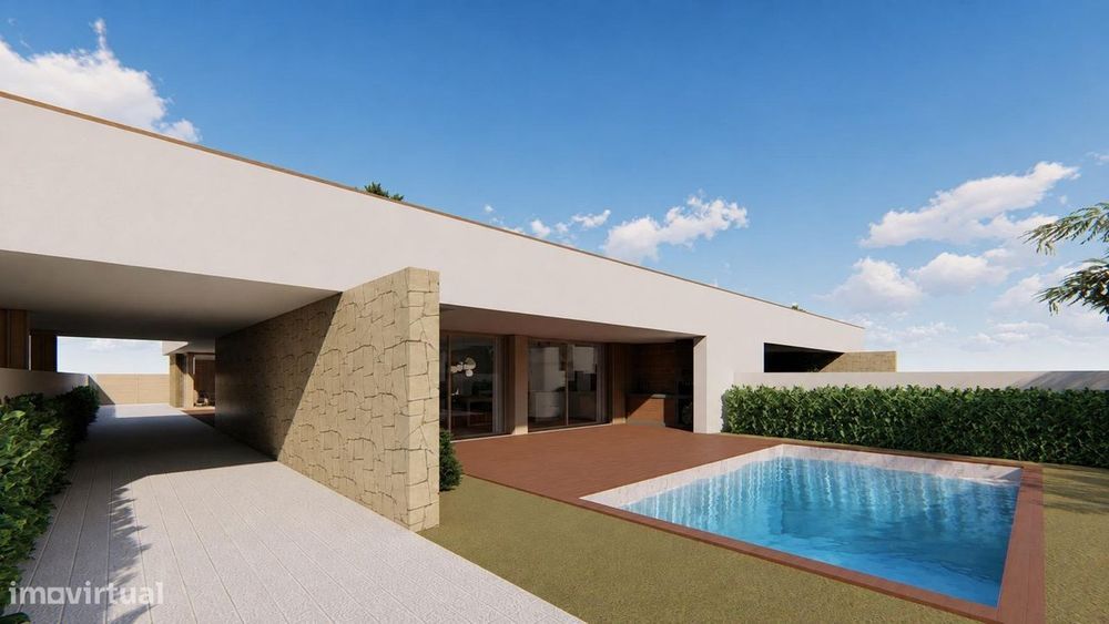 Moradia T3 | Térrea | Piscina | Jardim | Barbecue | 2 Carros