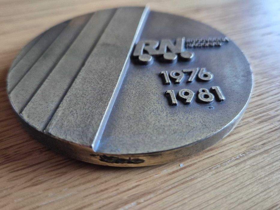 Rodoviária Nacional, 5° Aniversário, Medalhão Bronze  (1981)