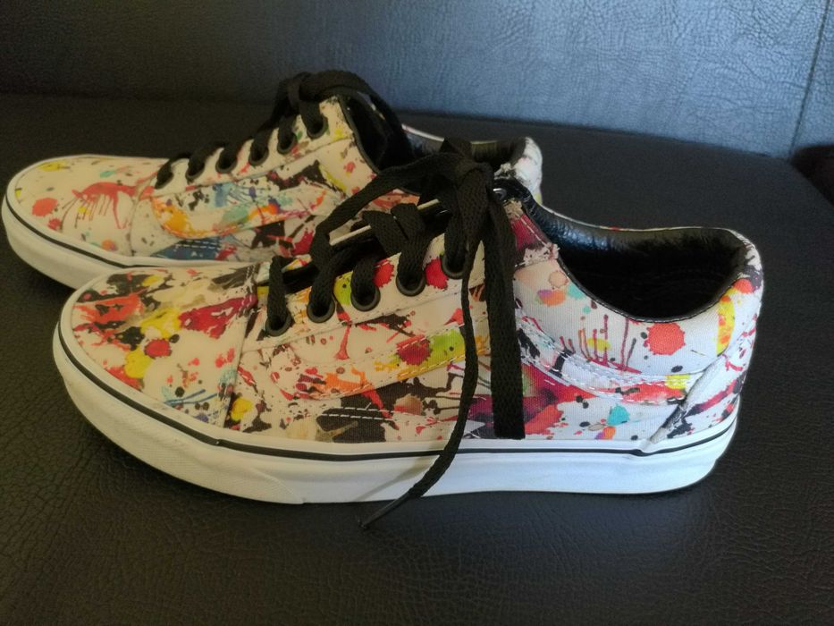 Ténis Vans estampados tamanho 36,5 ótimo estado