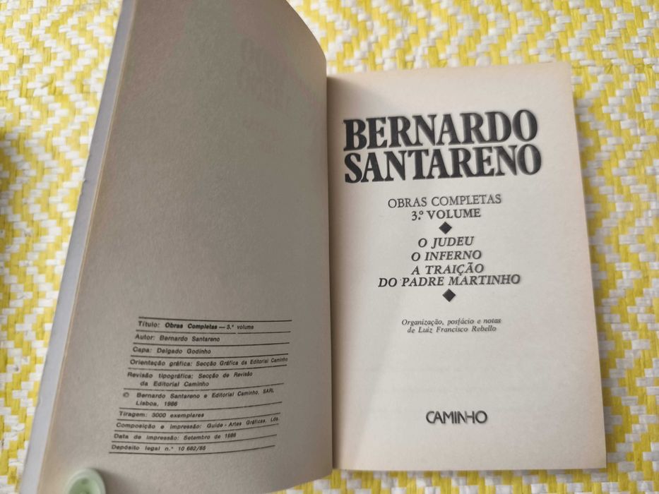 Bernardo Santareno 

O Judeu 
O Inferno
A traição do Padre Martinho