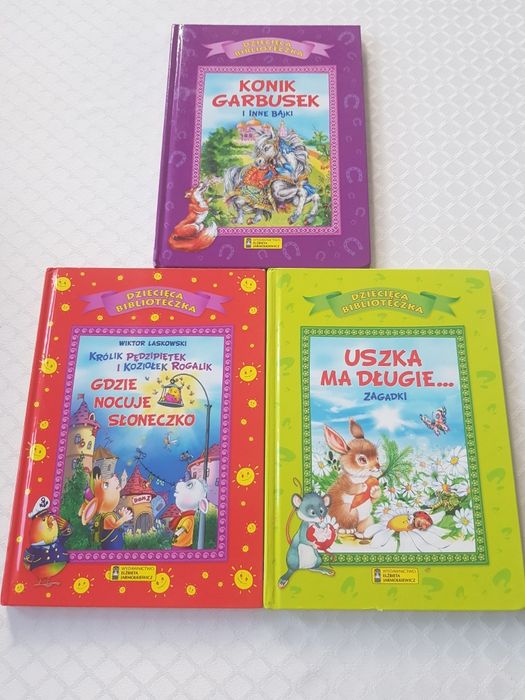 Zestaw 3 książeczek z serii Dziecięca biblioteczka