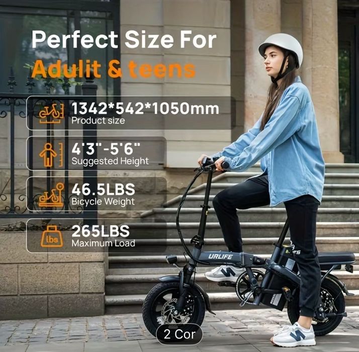 Bicicleta elétrica praticamente nova