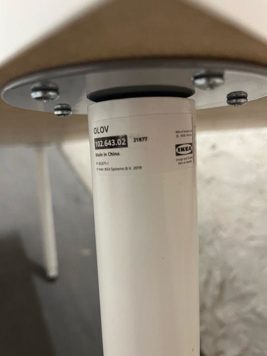 Biurko z regulowanymi nogami (IKEA) 120x60