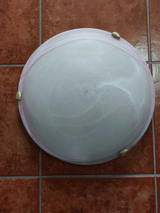 candeeiro redondo para WC