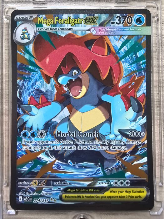 Pokémon TCG - Mega Feraligatr ex 274/217 - Ascended Heroes SIR