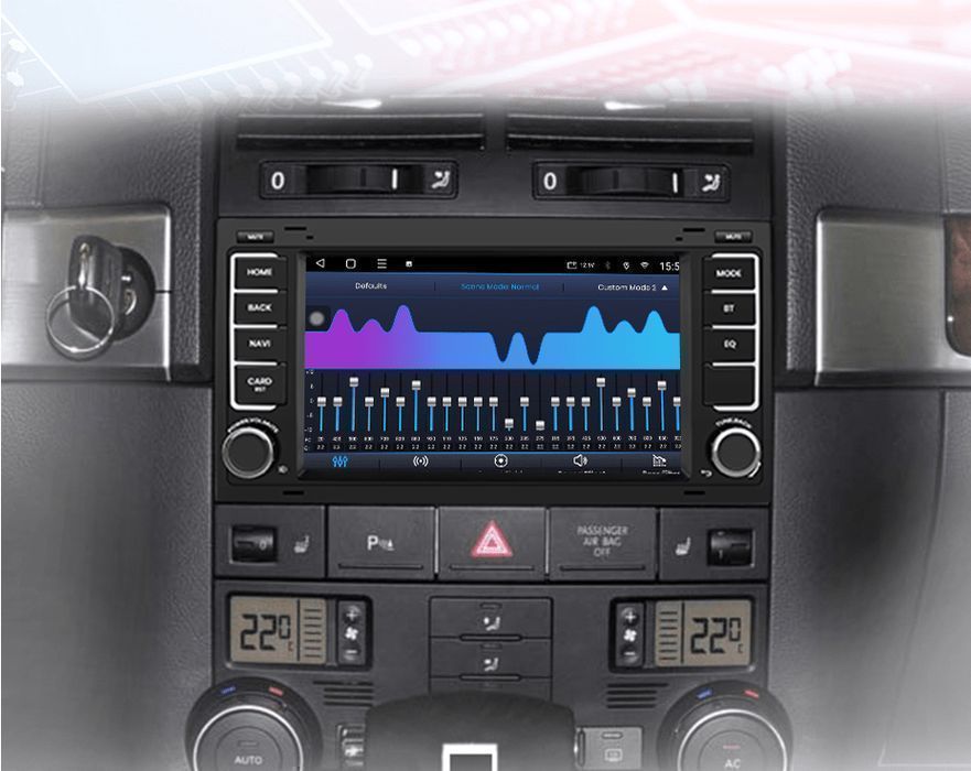 VW Touareg Multivan T5 – Radio Android 7" CarPlay Android Auto 2GB/32GB GPS Nawigacja Stacja Multimedialna WiFi Bluetooth DSP PL