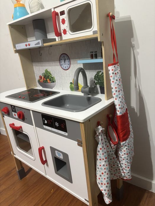 Cozinha de brincar montada