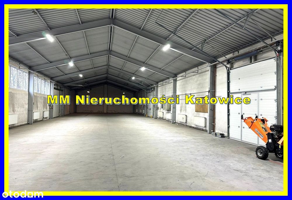 Hala magazynowo-produkcyjna 498 m², poziom 0, Katowice do wynajęcia