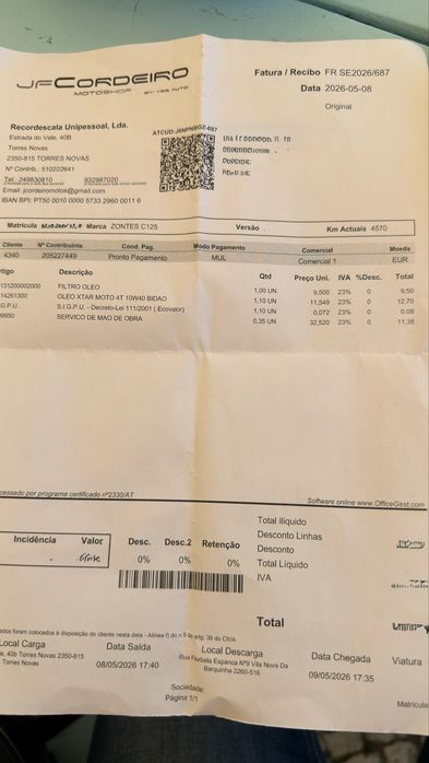 Mota Zontes C125 de 2025