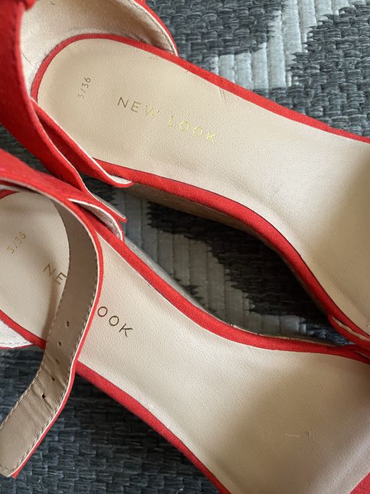 Buty sandaly New Look czerwone