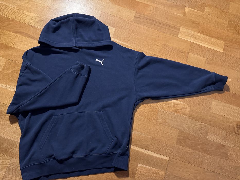 темно-синя худі Puma, розмір S, оригінал, відмінний стан