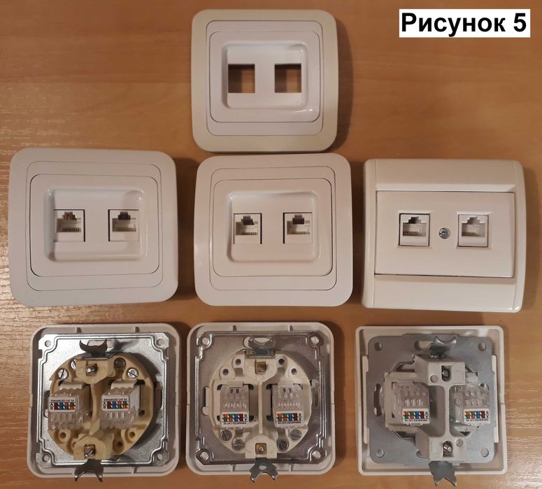 Розетки RG45 (Модули RG45 для розеток): 50 грн. - Электрика Киев на Olx