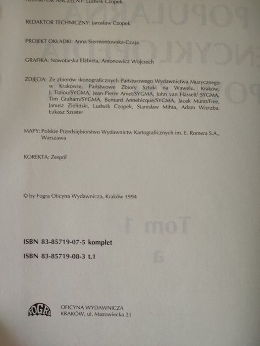 Popularna Encyklopedia Powszechna 20 tomow