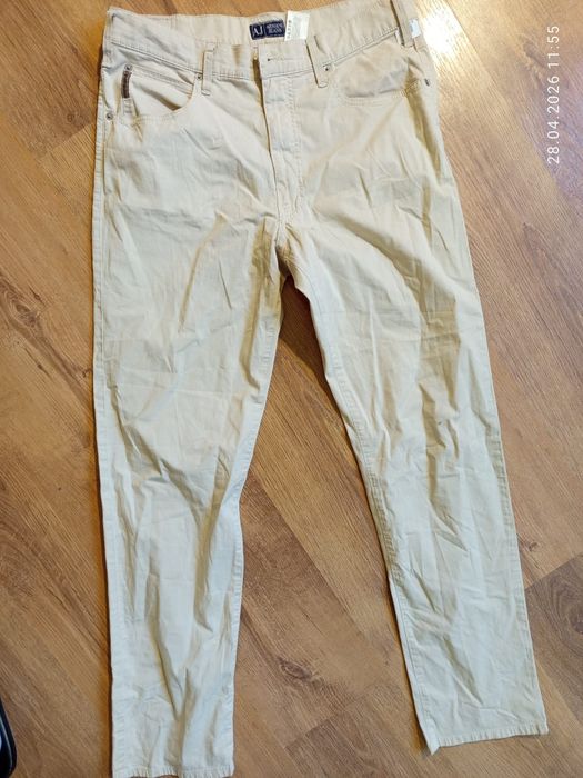 Armani Perfect original lekkie bawełniane spodnie męskie jak nowe