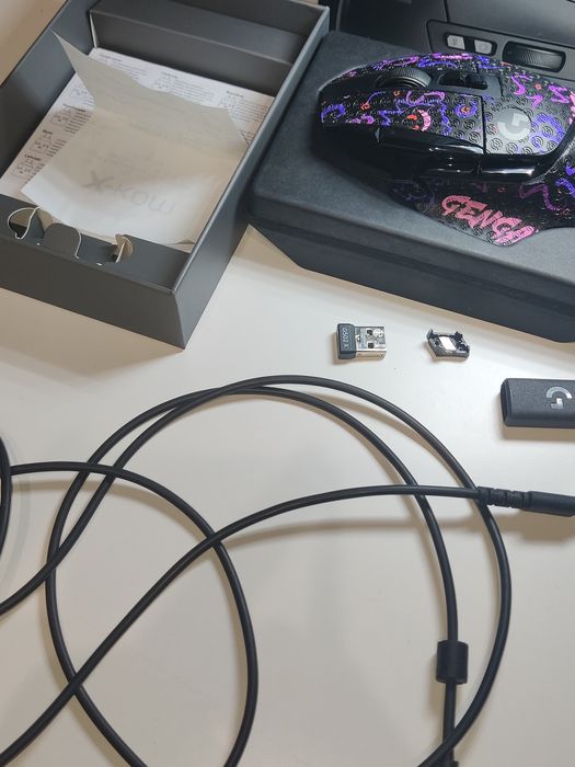 Logitech g502x lightspeed (gwarancja xkom do grudnia) akcesoria