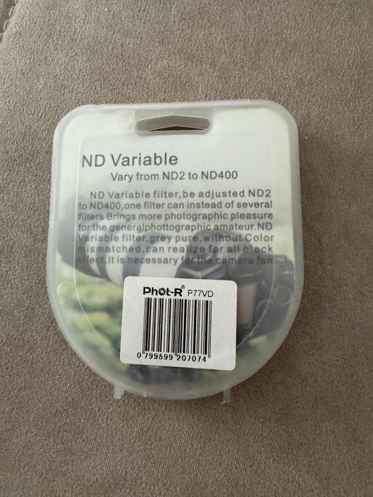 Filtr ND2 - ND400
