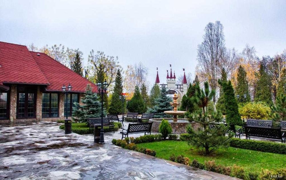 Замок люкс класса бильярд  лаунж зона 30 спальных Вышгород