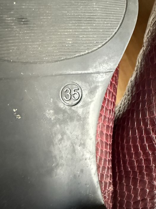 Sztyblety r.35 jak nowe burgundowe Lasocki
