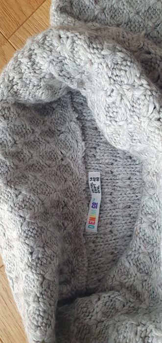 Bezrękawnik wiązany wełna aplaka r 40/42