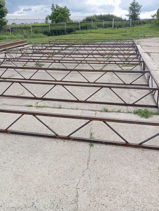 Konstrukcja 6x12 m Kratownice budynek gospodarczy  bez zezwolenia