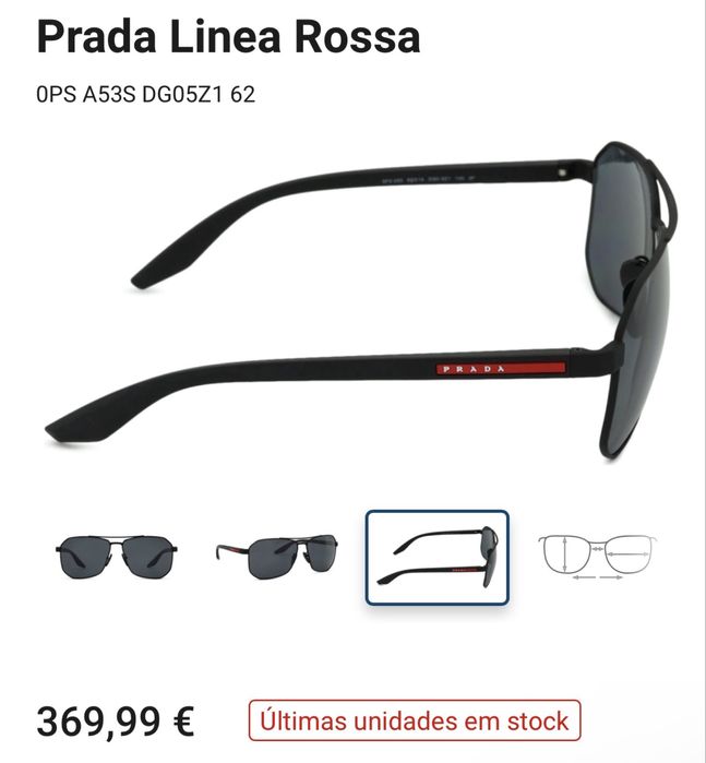 Oculos de Sol - Prada Linea Rossa