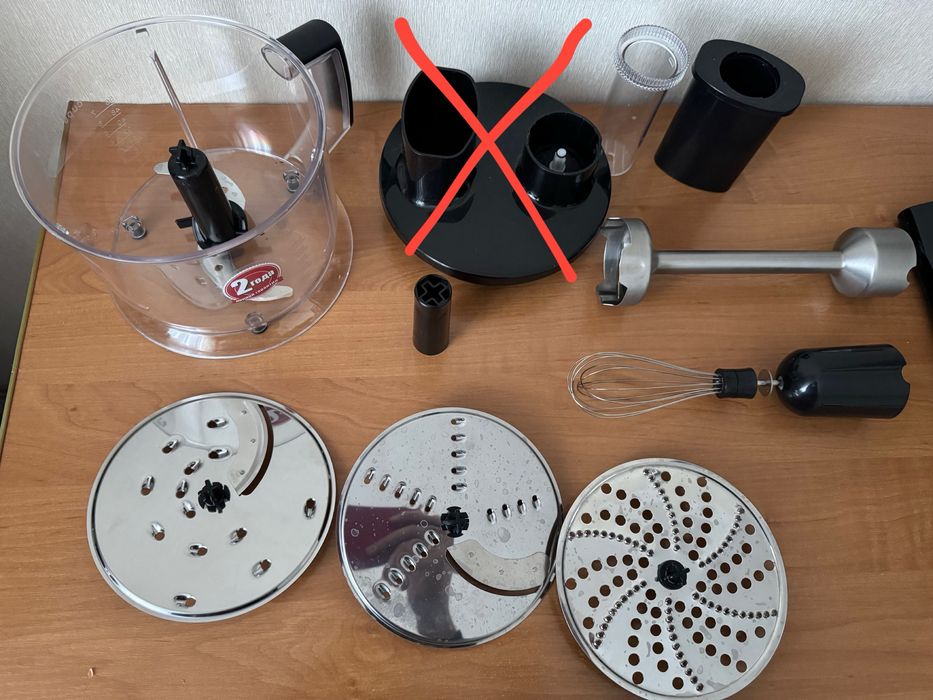 Комплектуючі до блендера / кухонного комбайна Saturn ST-FP0043 (нові)