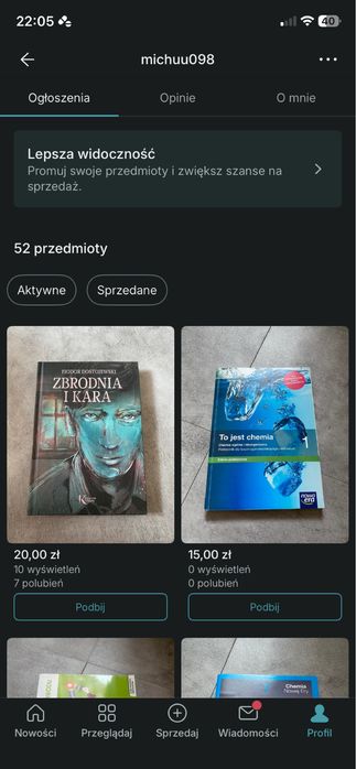 różne książki do szkoły