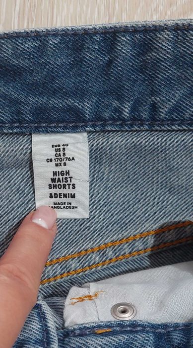 Джинсові,жіночі шорти h&m