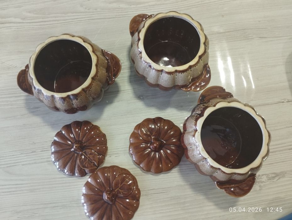 Горшочки для запекания ,цена за 3шт.