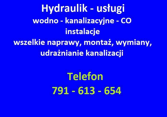 Hydraulik - Katowice - awarie - naprawy-instalacje-udrażnianie - 24h/7