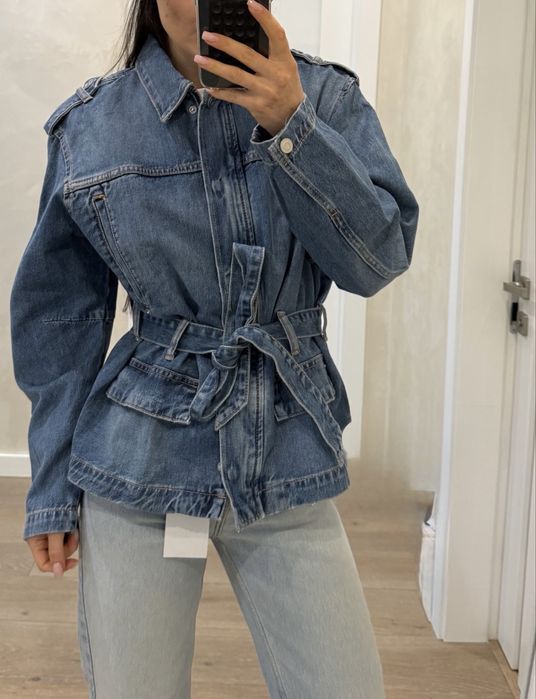 Стильна джинсова куртка піджак Zara