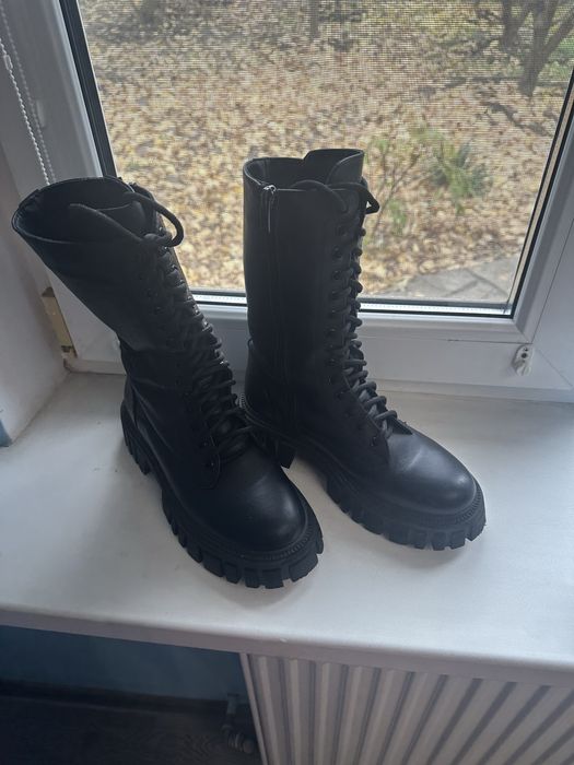 Сапоги зимние черные
