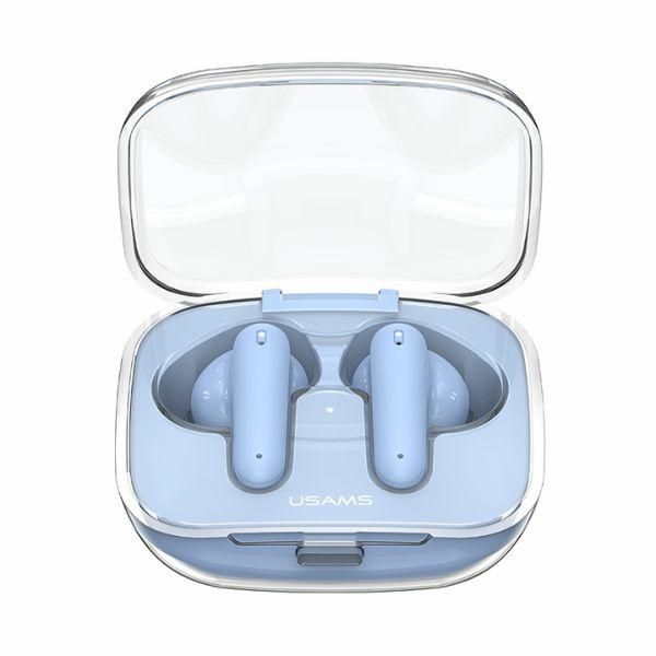 USAMS Słuchawki Bluetooth 5.3 TWS BEseries earbuds bezprzewodowe niebieski/blue US-BE16