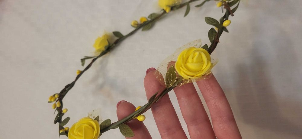 Coroas de flores para cabelo