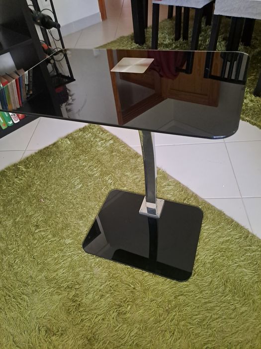 Mesa de estudo/pc vidro temperado