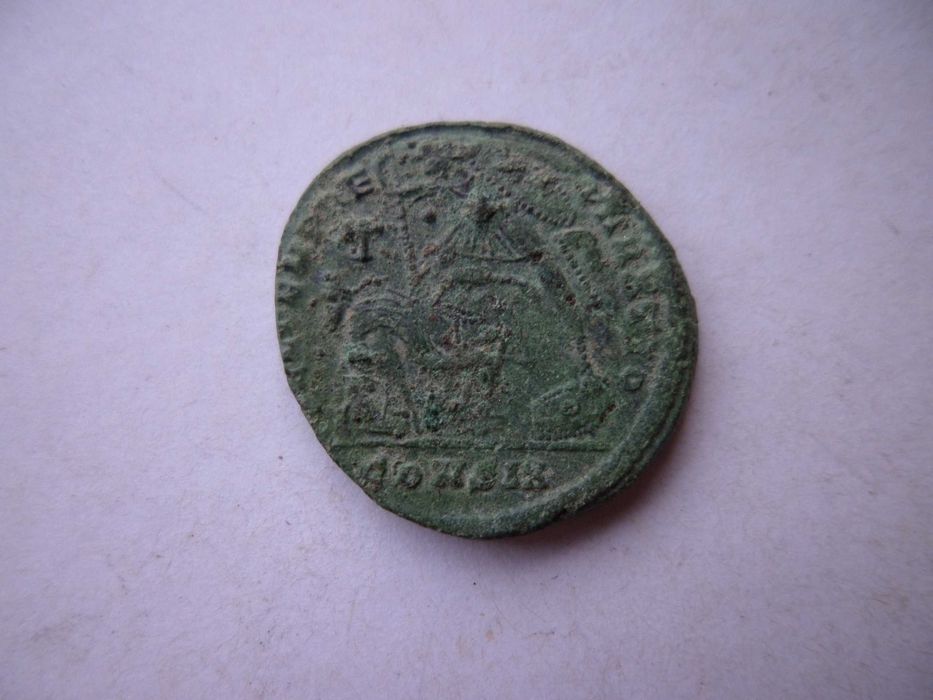 Linda moeda Romana, Patina Verde