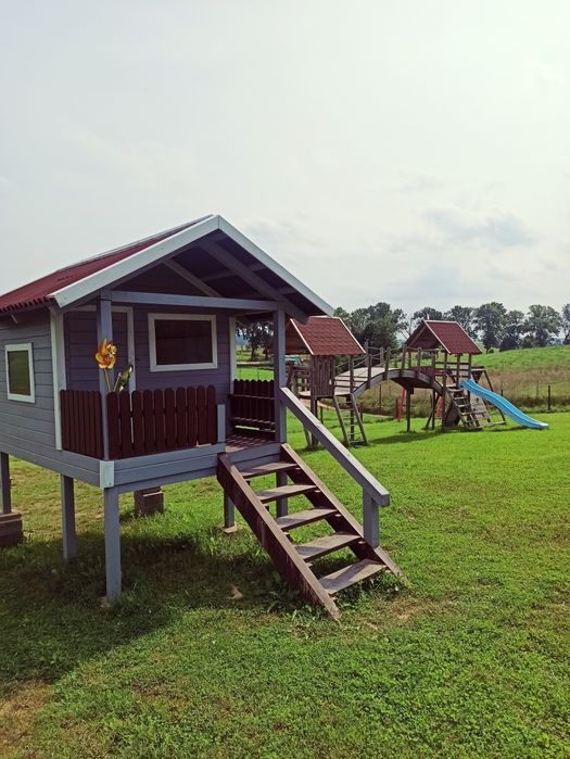 Domek z JACUZZI  SAUNA  KOMINEK Mazury  okolice Giżycka
