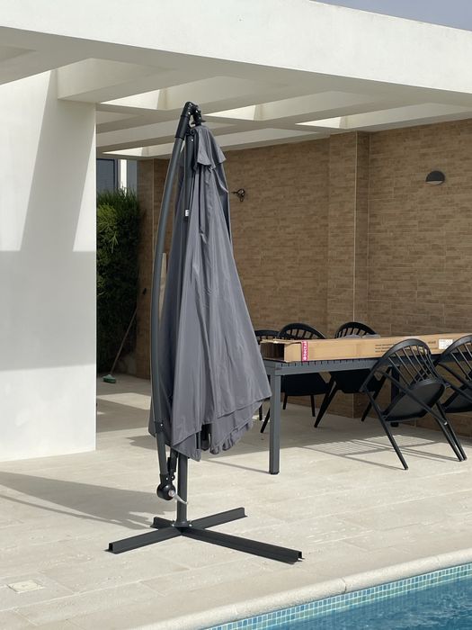 Chapéu de Sol Tectake 350cm Novo