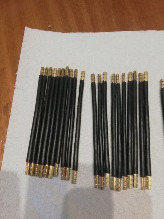 Zworka okablowana mostek miedź 133 mm 6 # 50 szt