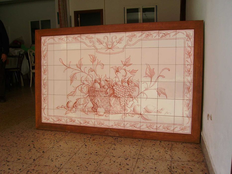 Painel decorativo de azulejos