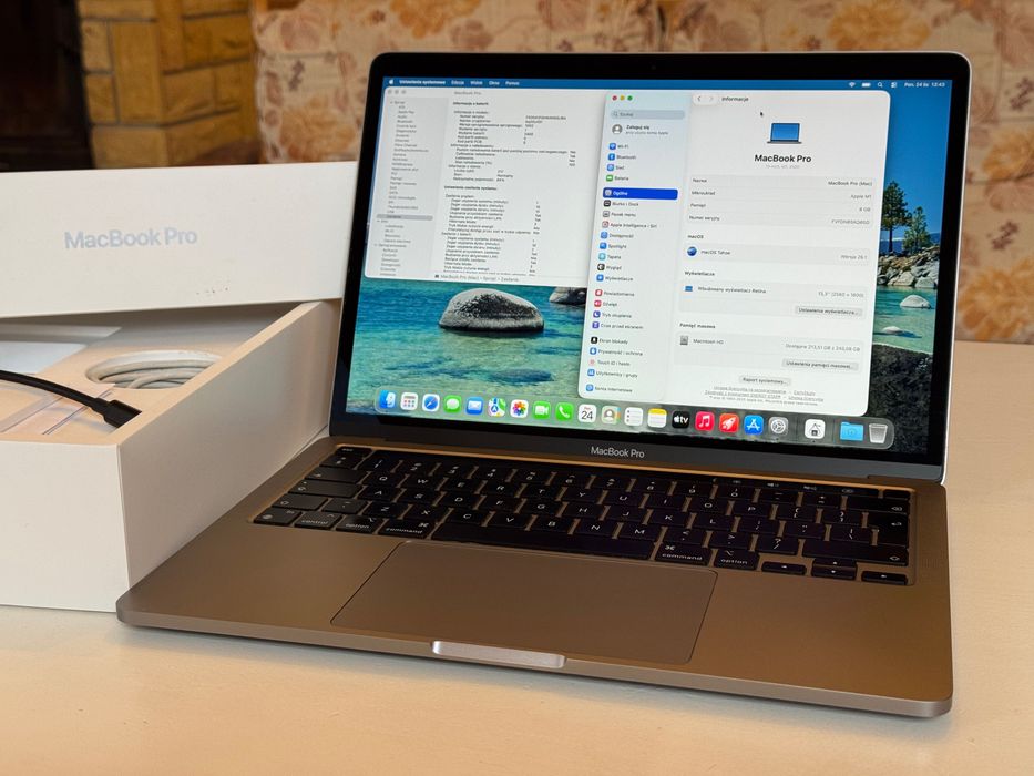 MacBook Pro 13,3 M1 2020, pamięć: 8GB, dysk: 256GB Żagań • OLX.pl