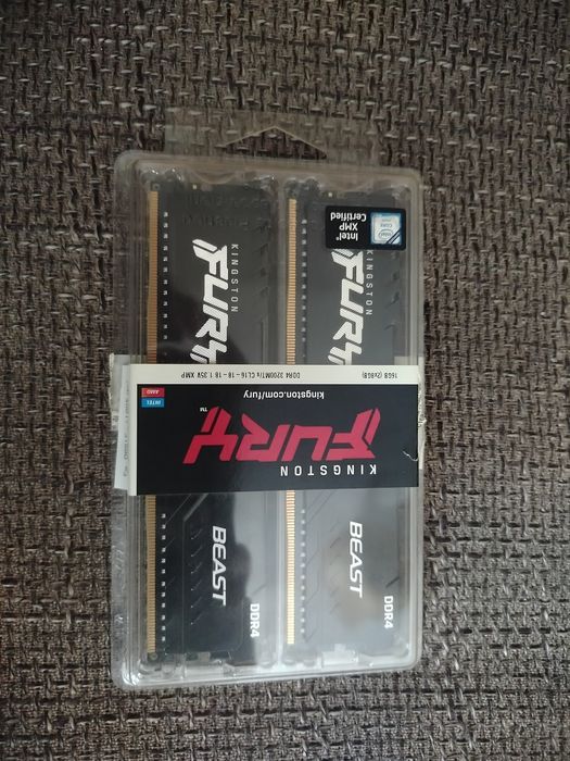 Ram 2x8 GB 3200Mhz DDR4  KINGSTON FURY