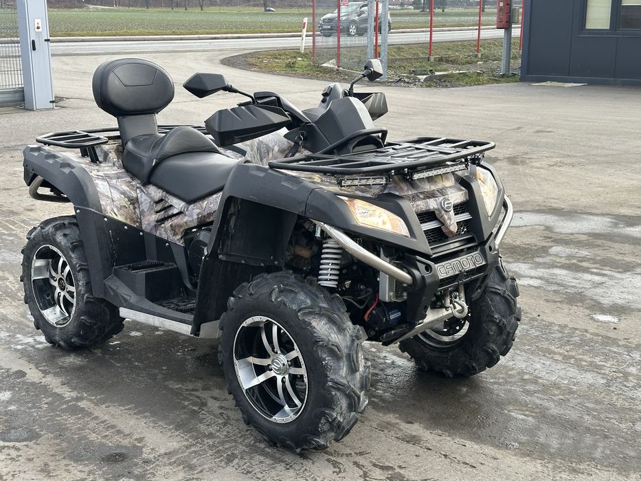 Quad cf moto 820 4x4 pług homologacja, 2 osobowy, eps