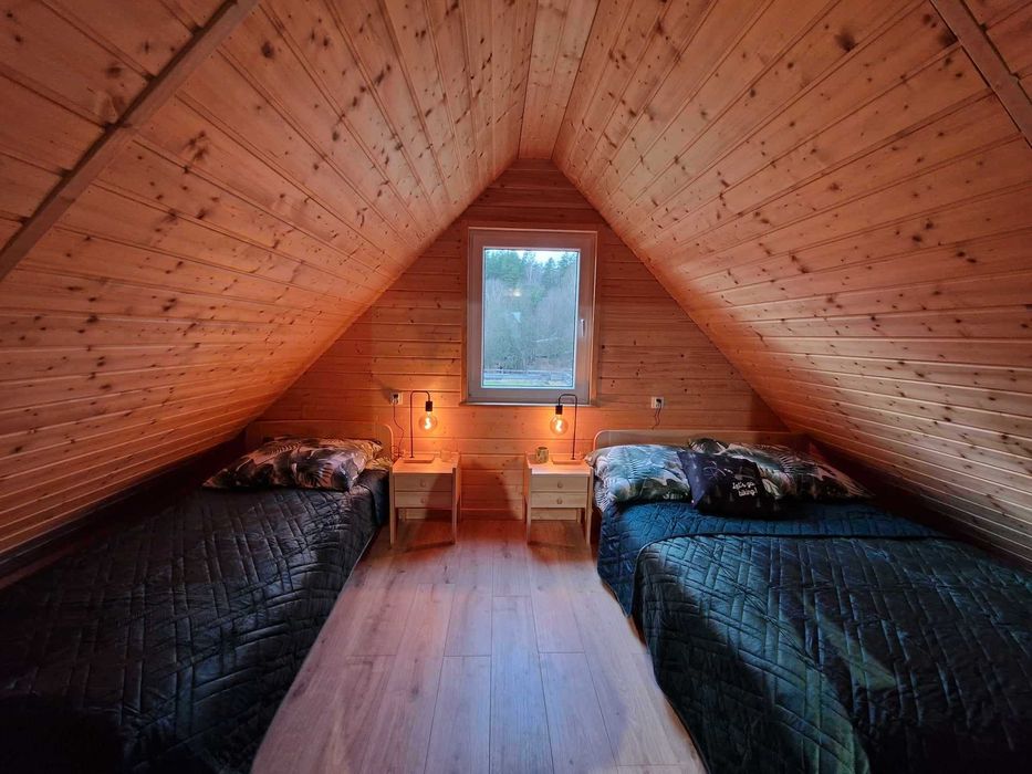 Mazury Brajniki domki całoroczne Jez. Świętajno Jacuzzi Supy Kajaki