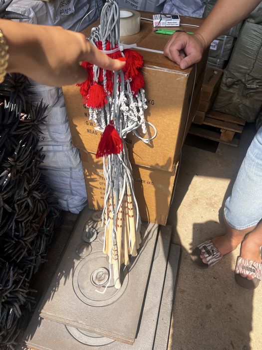 Батіг деревяна ручка з мідними кільцями 1м батіг та 1м шкіряного батог