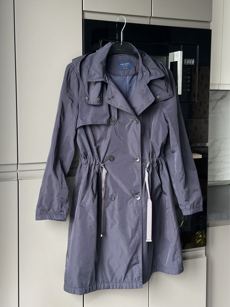 Zara blue trench coat new arrivals