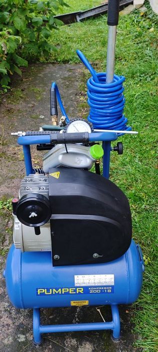 Kompres olejowy B.PRO, model PUMPER 200-18.