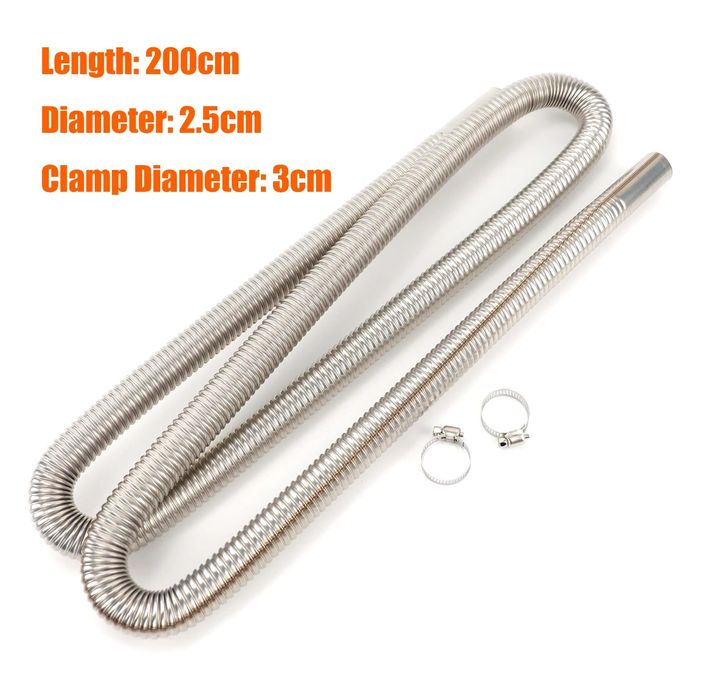 Гофра на вихлоп автономки, генератора  1.2-2м  25mm