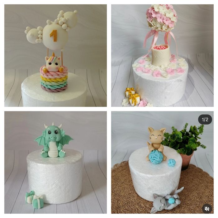 Фігурки з мастики декор на торт Пряники топери харчовий вафельний друк