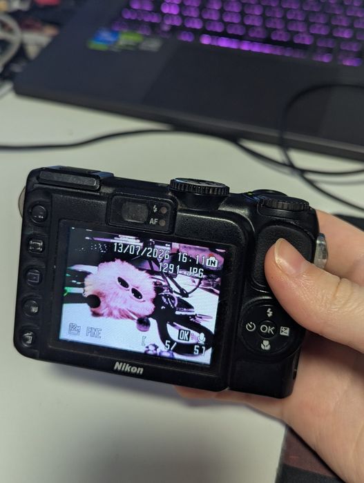 Nikon Coolpix p5100 працює але на запчастини